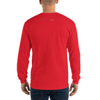 'JSYK TIK...You're the Best of the Best' Anonymous | Men's Cotton Long Sleeve TShirt | Red