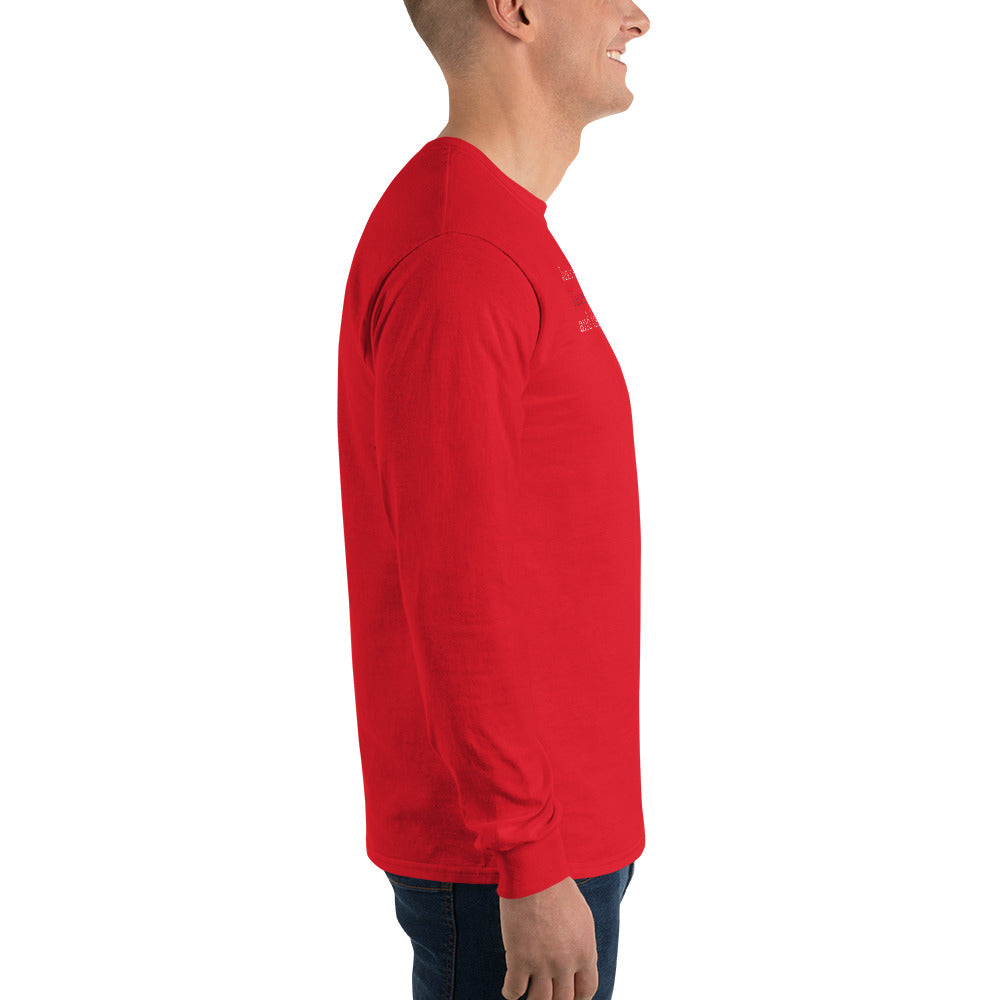 'JSYK TIK...You're the Best of the Best' Anonymous | Men's Cotton Long Sleeve TShirt | Red