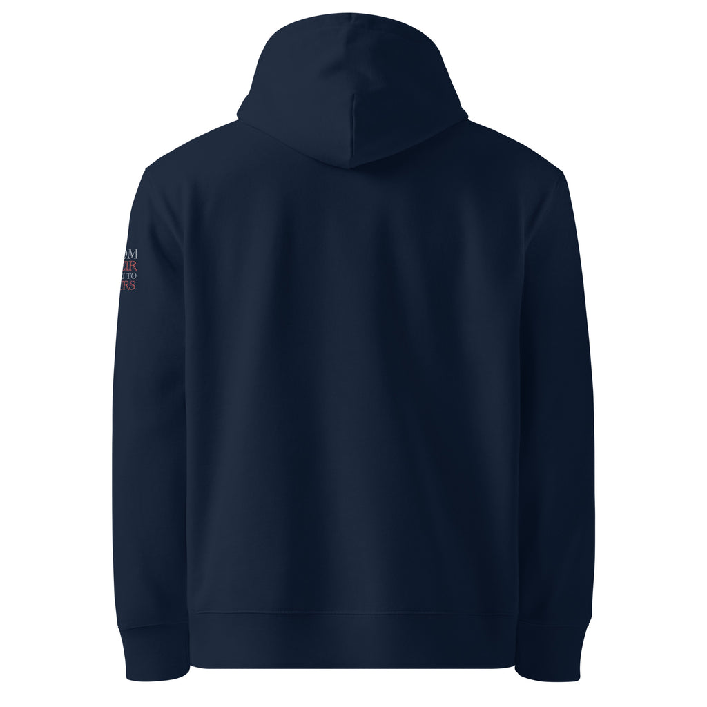 'A Good Laugh' Unisex Essential Organic Cotton Hoodie | Navy