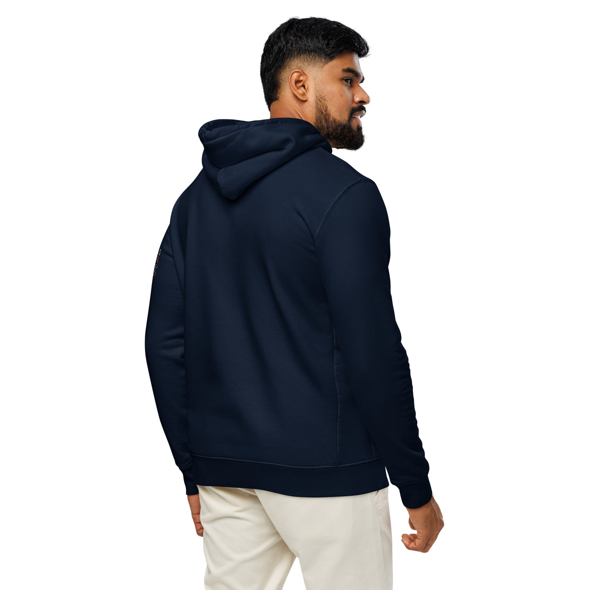 'A Good Laugh' Unisex Essential Organic Cotton Hoodie | Navy