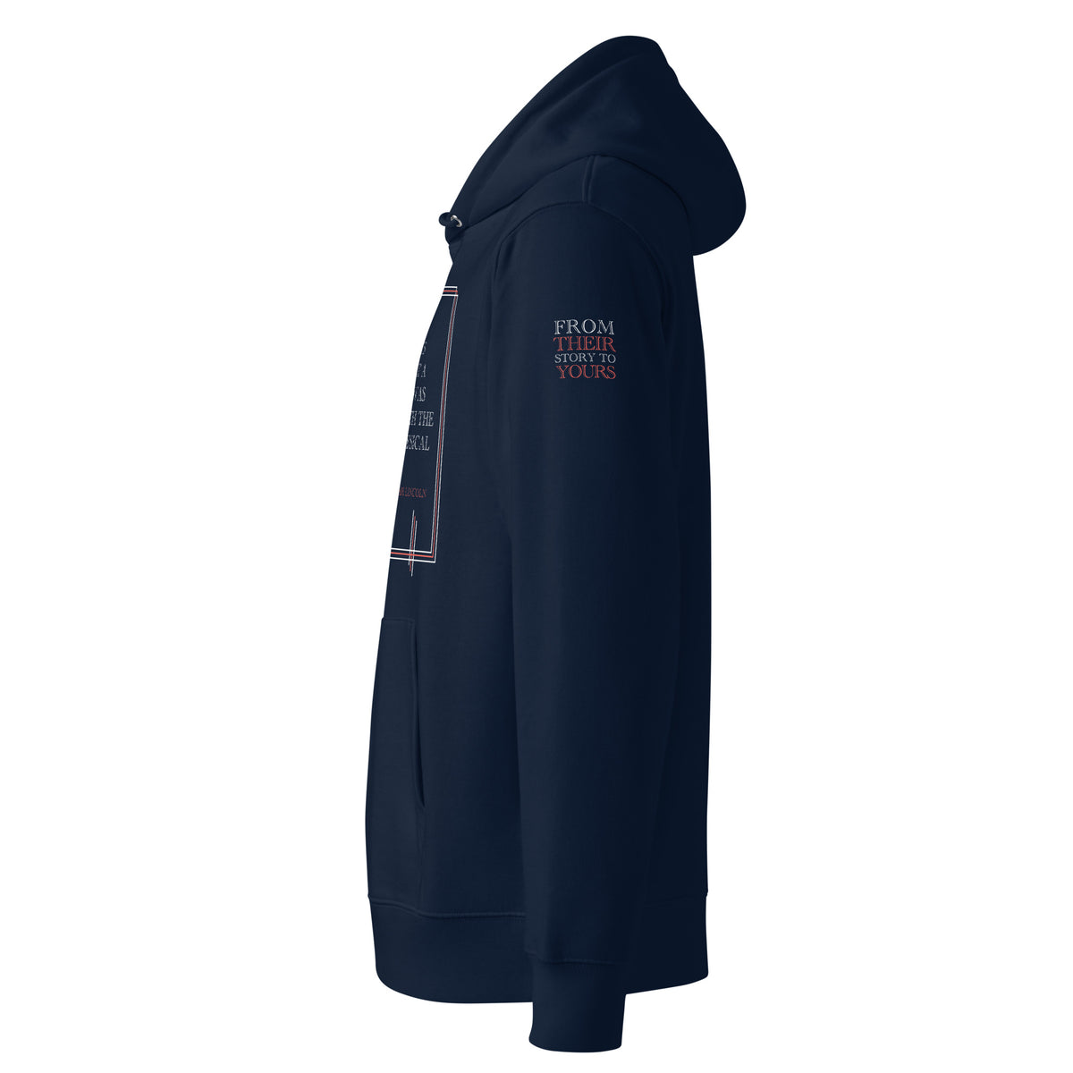 'A Good Laugh' Unisex Essential Organic Cotton Hoodie | Navy