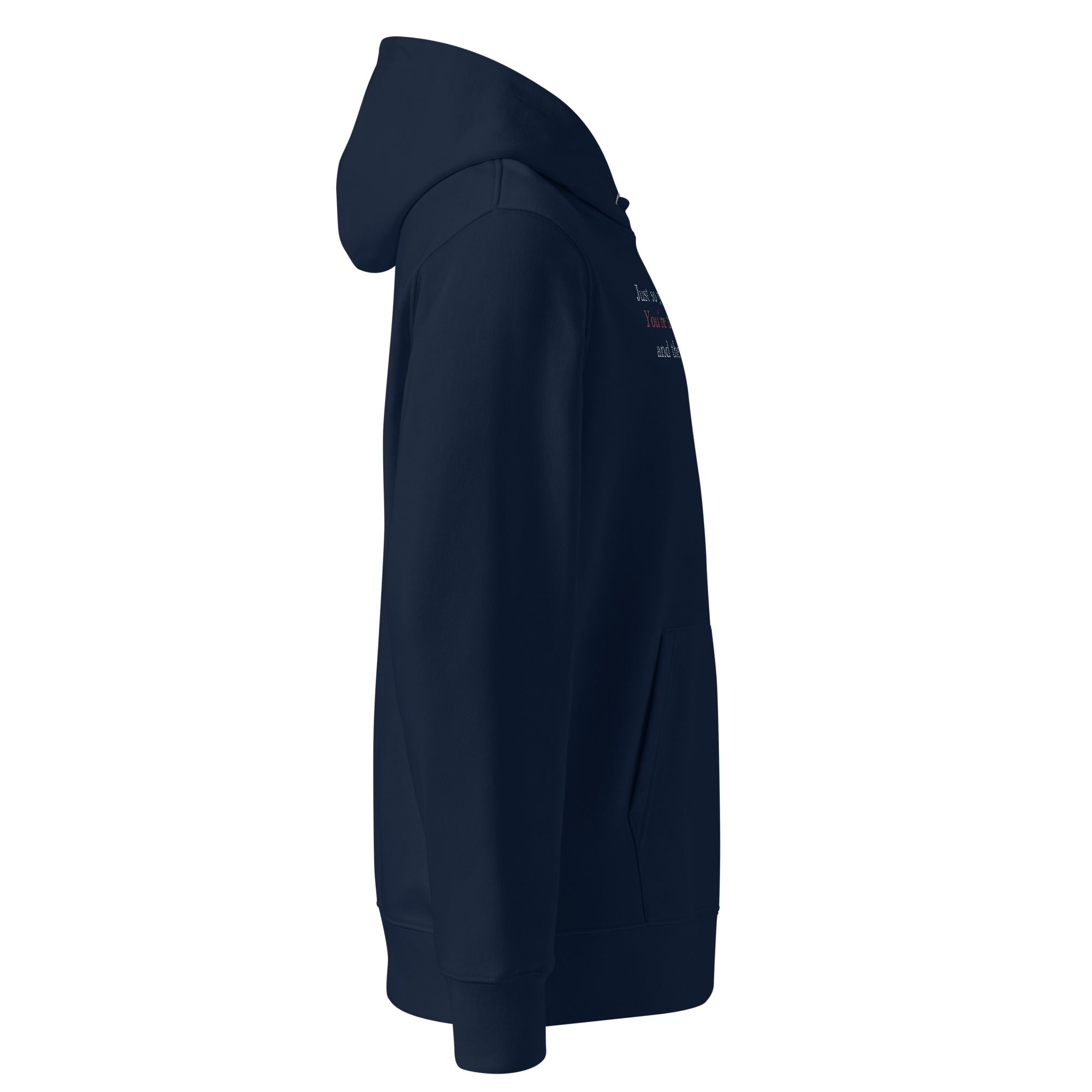 'Best of the Best' Unisex Essential Organic Cotton Hoodie | Navy