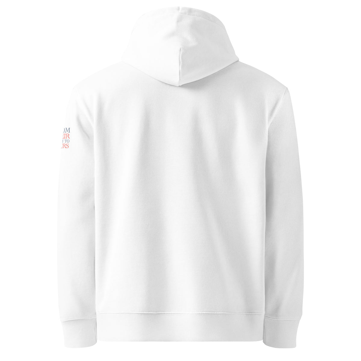 'A Good Laugh' Unisex Essential Organic Cotton Hoodie | White