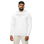 ‘Speak the Truth’ Unisex Essential Organic Cotton Hoodie | White