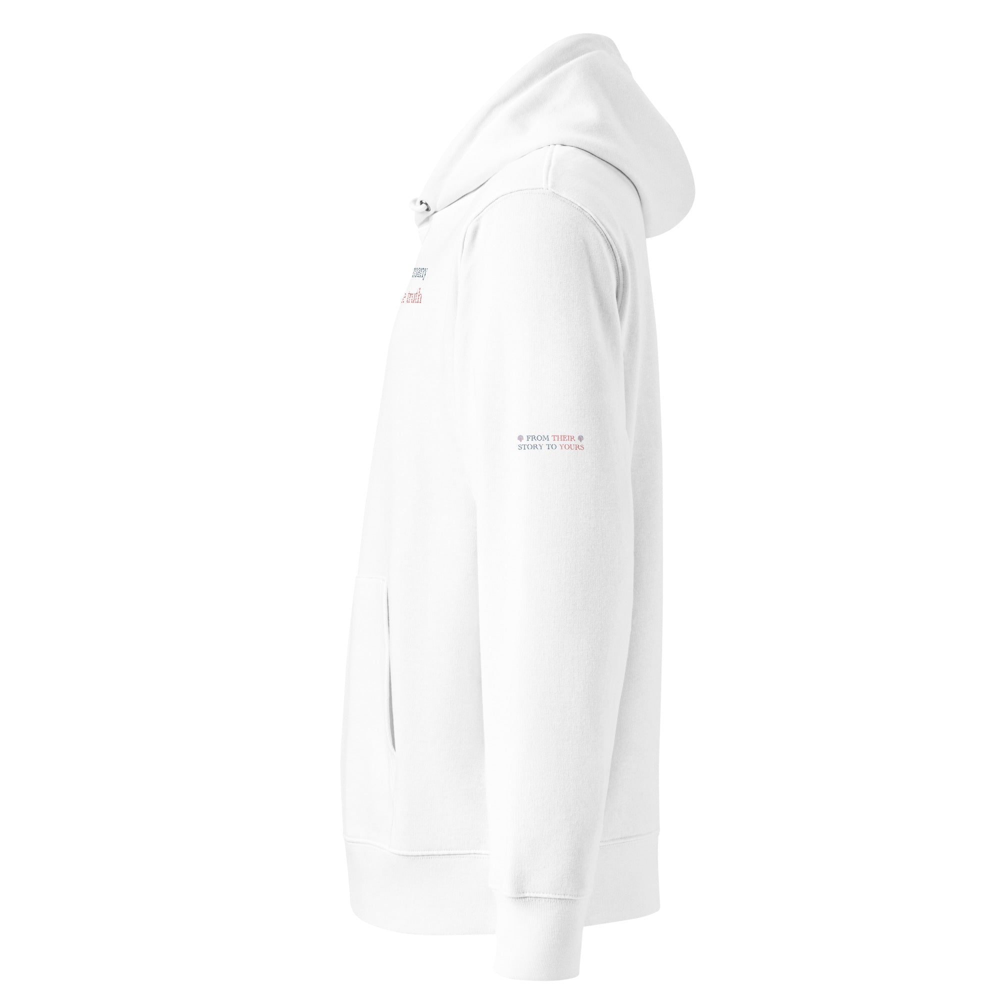 ‘Speak the Truth’ - Joseph | Unisex Essential Organic Cotton Hoodie | White