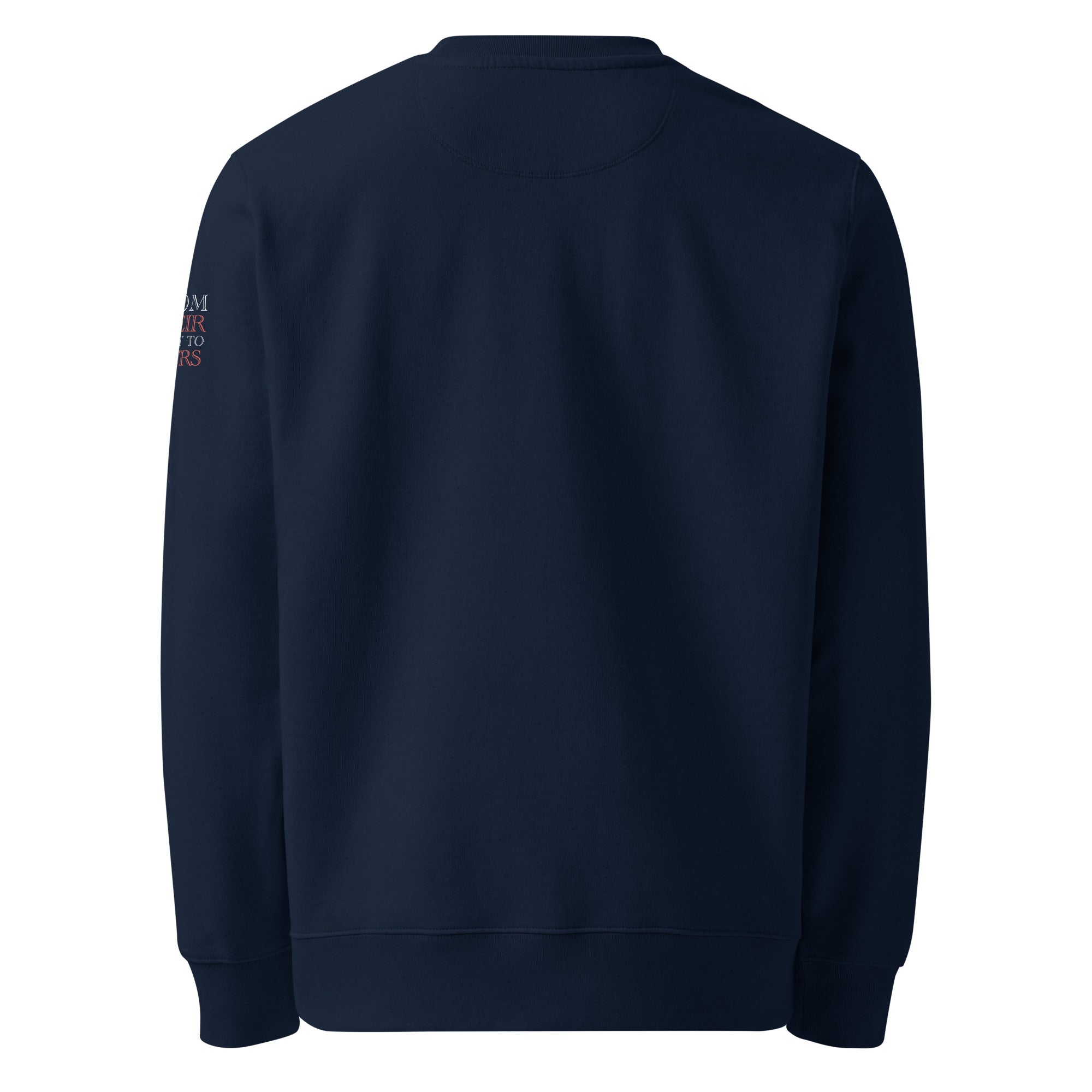 ‘Common Sense’ Unisex Organic Cotton Blend Sweatshirt | Navy
