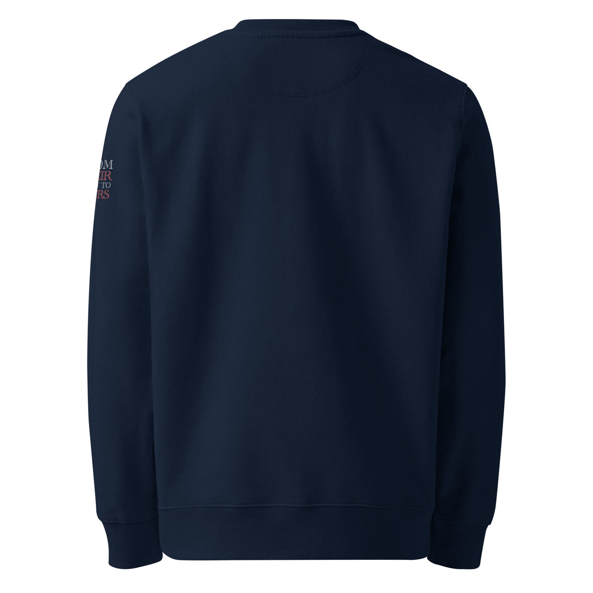 'A Good Laugh' Unisex Organic Cotton Blend Sweatshirt | Navy