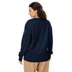 'A Good Laugh' Unisex Organic Cotton Blend Sweatshirt | Navy
