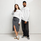 'Common Sense' Unisex Organic Cotton Blend Sweatshirt | White