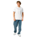 'Best of the Best' Unisex Organic Ribbed Neck Cotton T-Shirt | White