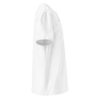 ‘Speak the Truth’ Unisex Organic Ribbed Neck Cotton T-Shirt | White