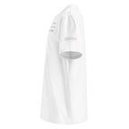 ‘JYSK TIK…You’re the Best of the Best’ - Anonymous | Unisex Organic Ribbed Neck Cotton T-Shirt | White