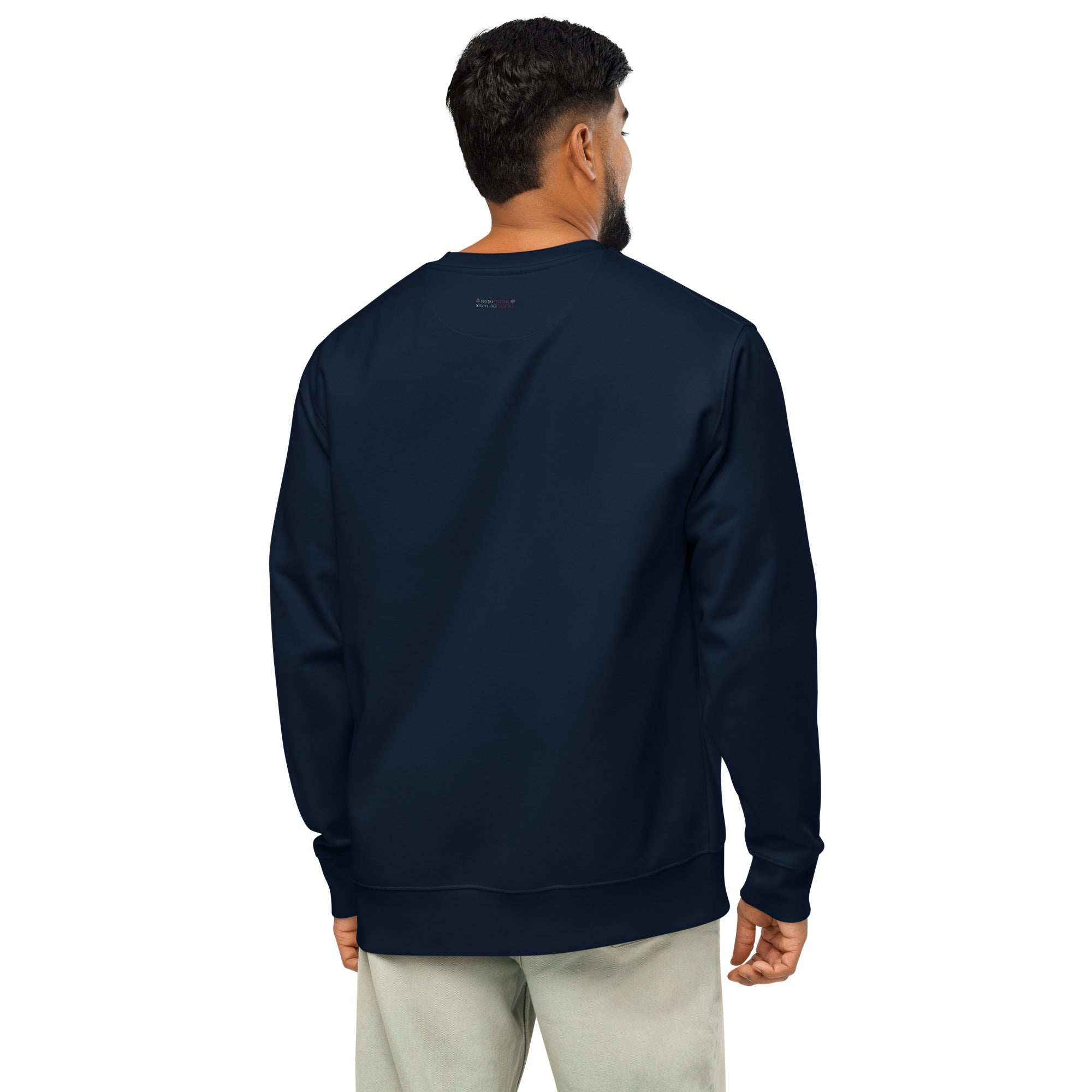 ‘Speak the Truth’ - Joseph |  Unisex Organic Cotton Blend Sweatshirt | Navy