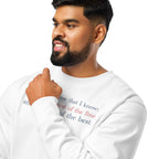 ‘JYSK TIK…You’re the Best of the Best’ - Anonymous | Unisex Organic Cotton Blend Sweatshirt | White