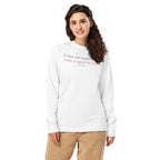 ‘Speak the Truth’ - Joseph | Unisex Organic Cotton Blend Sweatshirt | White