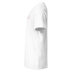 'Get to Know Him Better' - Lincoln | Unisex Short Sleeve V-Neck T-Shirt | White