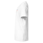 ‘Speak the Truth’ Unisex Short Sleeve V-Neck T-Shirt | White